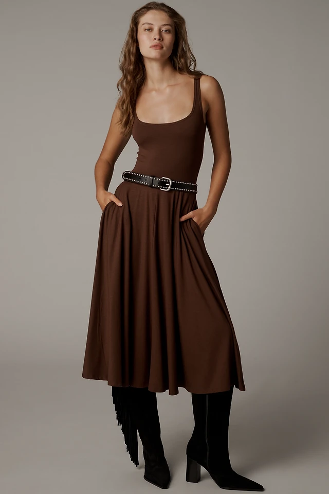 Reformation Suvi Sweetheart Knit Midi Dress | Hawthorn Mall