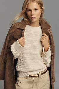 Reformation Collie Oversized Cotton Crew-Neck Sweater