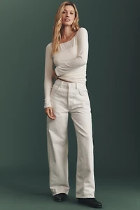 Reformation Julian Long-Sleeve Knit Top