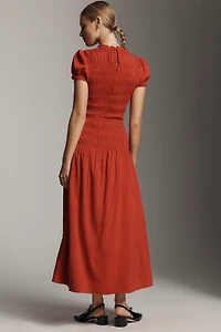 Reformation Kiria Smocked Midi Dress