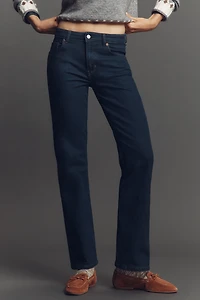 Reformation Elton Mid-Rise Straight-Leg Jeans