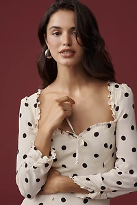 Reformation Remi Sweetheart Mini Dress