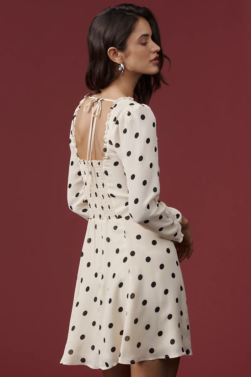 Reformation Remi Sweetheart Mini Dress