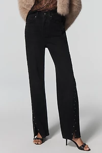 Reformation Cary High-Rise Slouchy Wide-Leg Jeans