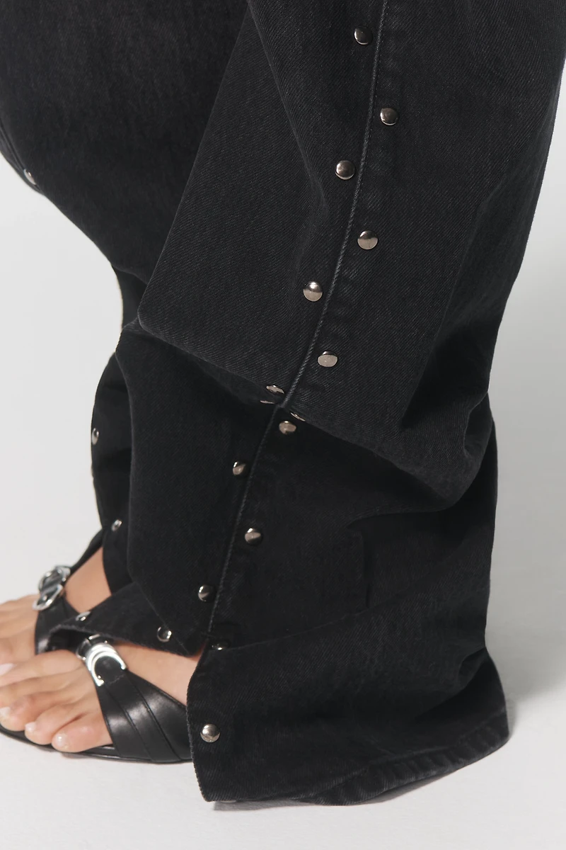 Reformation Cary High-Rise Slouchy Wide-Leg Jeans