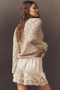 Reformation Fern Satin Shorts