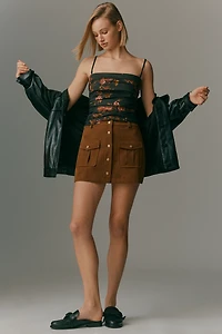 Reformation Orion Ruched Tank Top