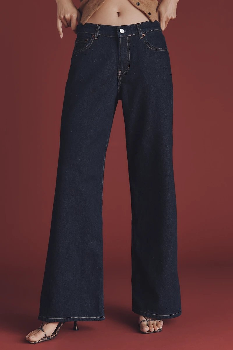 Reformation Cary Low-Rise Slouchy Wide-Leg Jeans