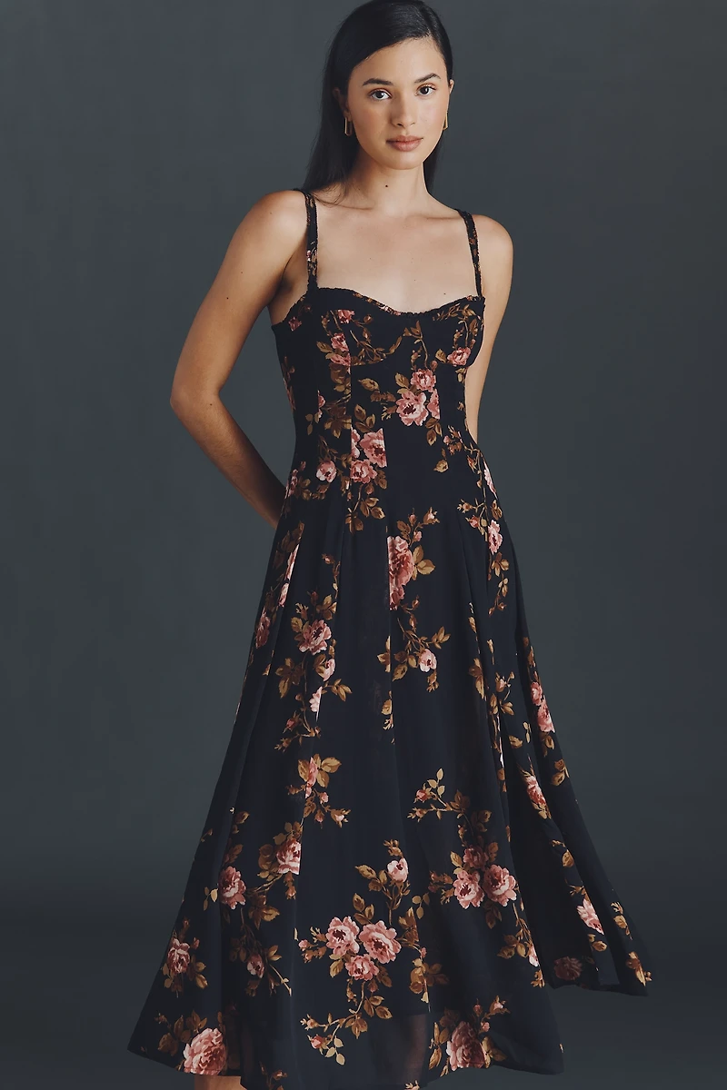 Reformation Katara A-Line Midi Dress