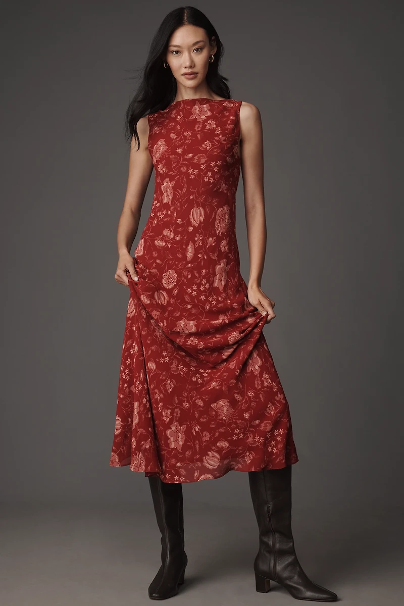 Reformation Prescott Boat-Neck Maxi Dress