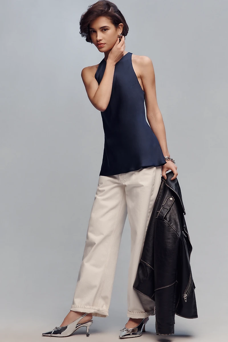 Reformation Saskia Silk Tank