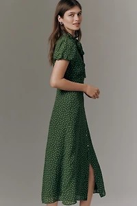 Reformation Bloomsberry Buttondown Midi Dress