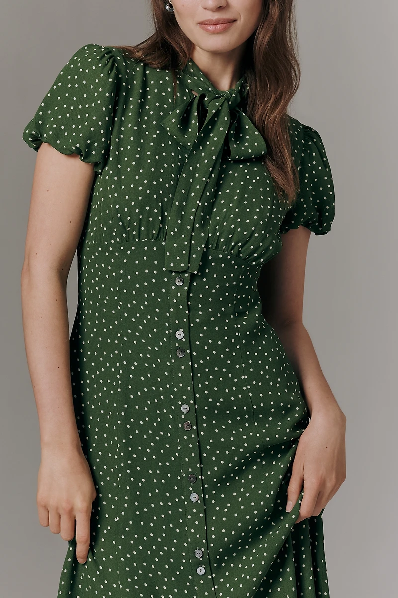 Reformation Bloomsberry Buttondown Midi Dress