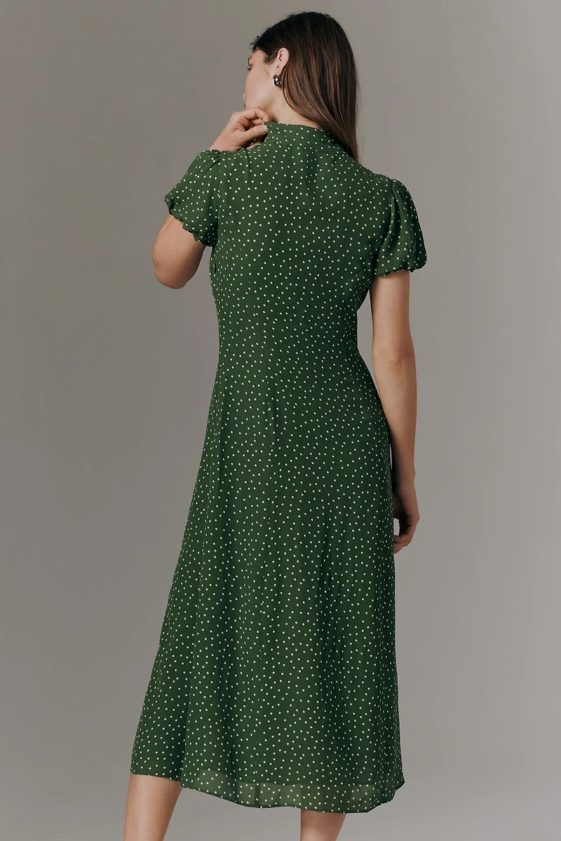 Reformation Bloomsberry Buttondown Midi Dress