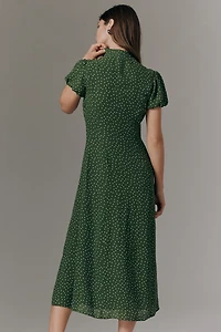 Reformation Bloomsberry Buttondown Midi Dress