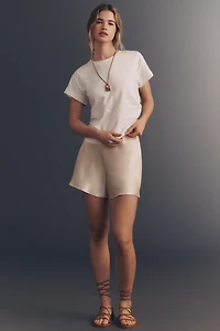 Reformation Gale Silk Shorts