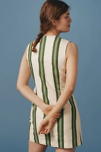 SIMONMILLER Carob Linen Mini Dress