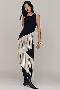 SIMONMILLER Spiral Knit Maxi Dress