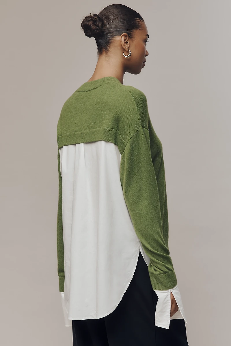 SIMONMILLER Combo Pullover Sweater