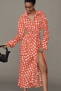 SIMONMILLER Loch Poplin Maxi Dress