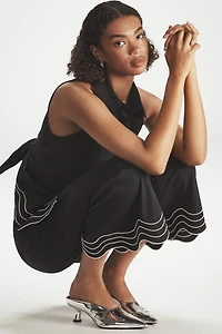 SIMONMILLER Wavy Crop Wide-Leg Pants