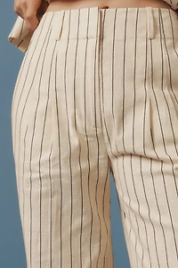 SIMONMILLER Bloo Linen Blend High-Rise Wide-Leg Pants