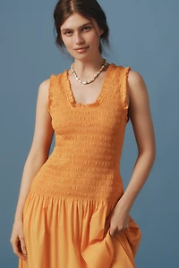SIMONMILLER Zini Poplin Midi Dress