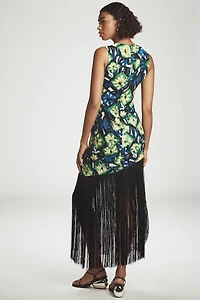 SIMONMILLER Casablanca Asymmetric Fringe Dress
