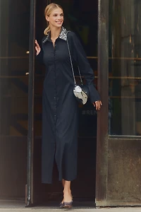 SIMONMILLER Loch Poplin Maxi Dress