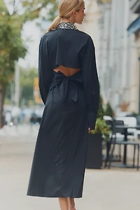 SIMONMILLER Loch Poplin Maxi Dress