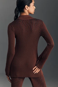 SIMONMILLER Palo Ribbed Knit Top