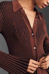 SIMONMILLER Palo Ribbed Knit Top