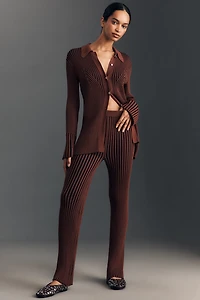 SIMONMILLER Palo Ribbed Knit Top