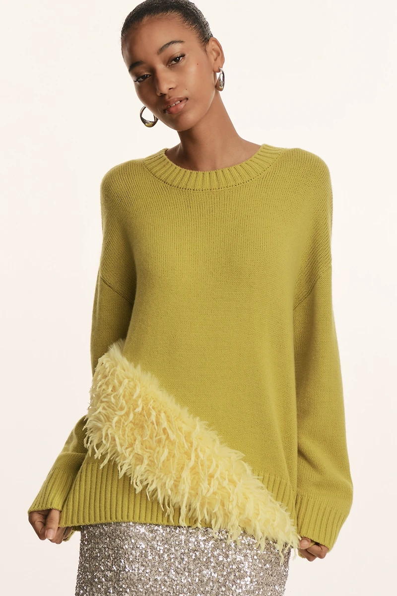 SIMONMILLER Zira Novelty Wool Blend Sweater