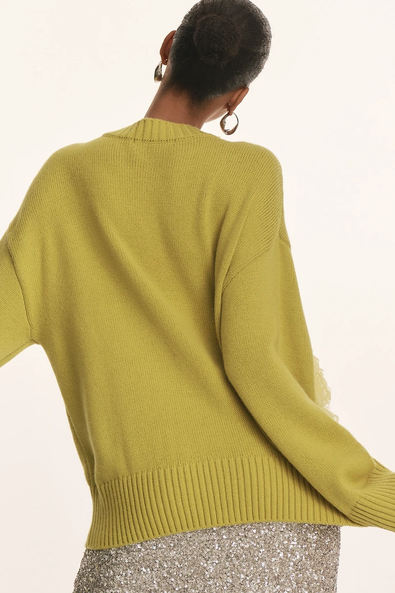 SIMONMILLER Zira Novelty Wool Blend Sweater