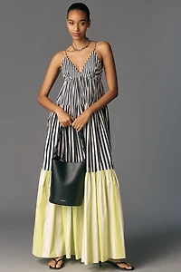 SIMONMILLER Romi Sleeveless Poplin Maxi Dress