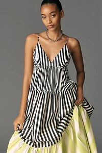 SIMONMILLER Romi Sleeveless Poplin Maxi Dress