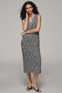 SIMONMILLER Muro Crochet Midi Dress