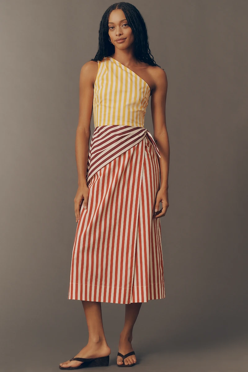 SIMONMILLER Belem Poplin Midi Dress