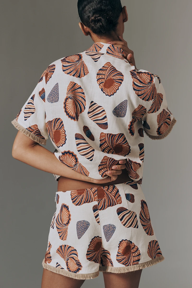 SIMONMILLER Eva Linen Buttondown Shirt