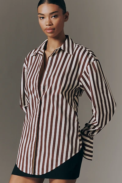 SIMONMILLER Loch Poplin Buttondown Top