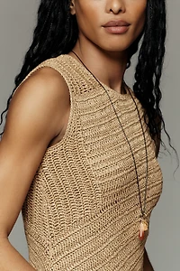 SIMONMILLER Mira Crochet Mini Dress