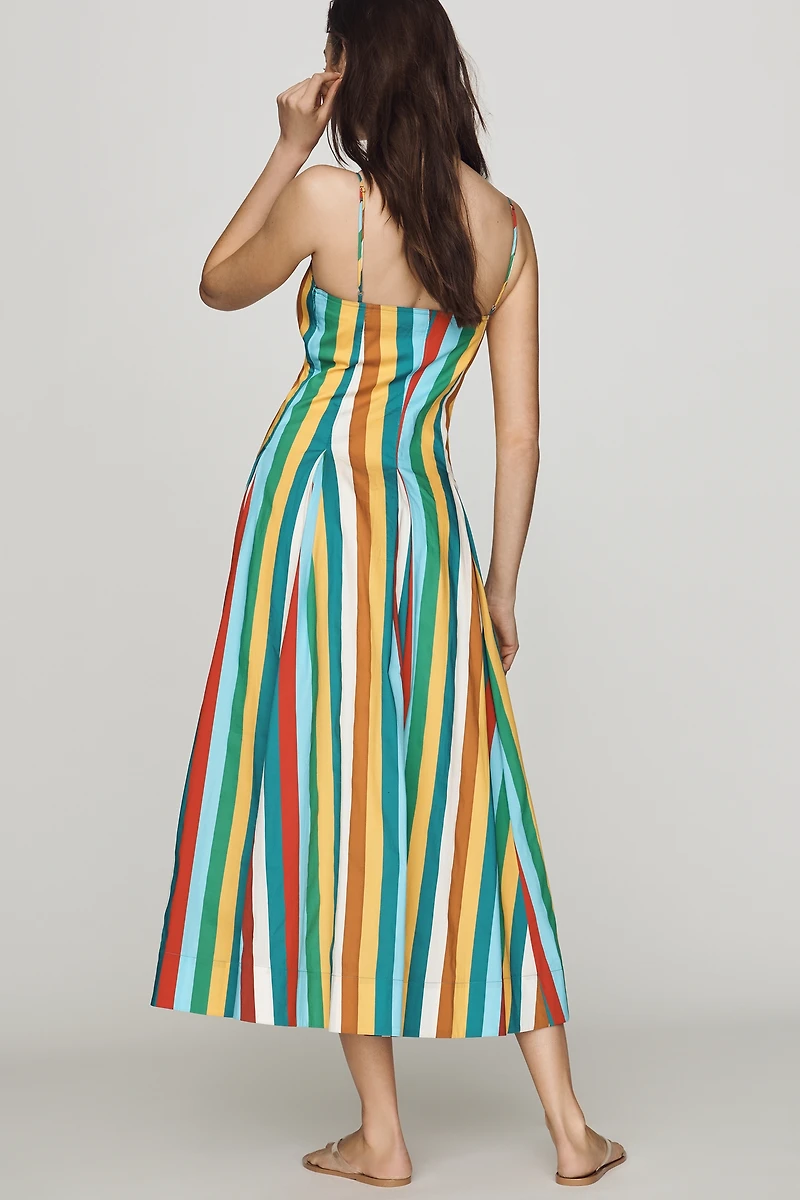 SIMONMILLER Astrid Poplin Midi Dress