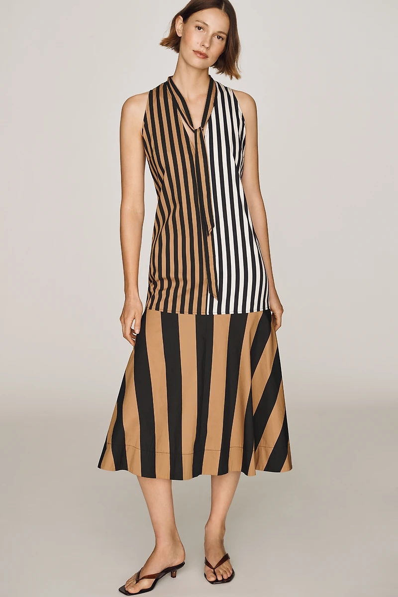 SIMONMILLER Celeste Poplin Midi Dress