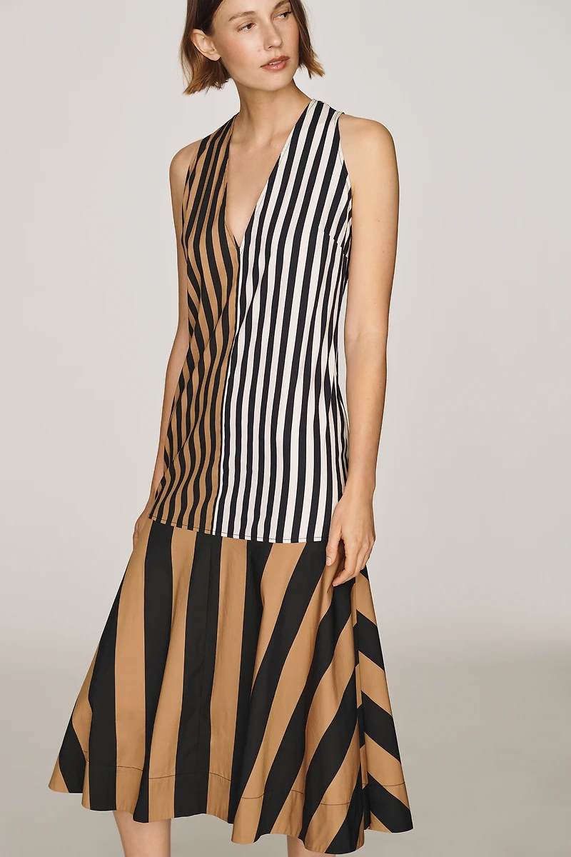 SIMONMILLER Celeste Poplin Midi Dress
