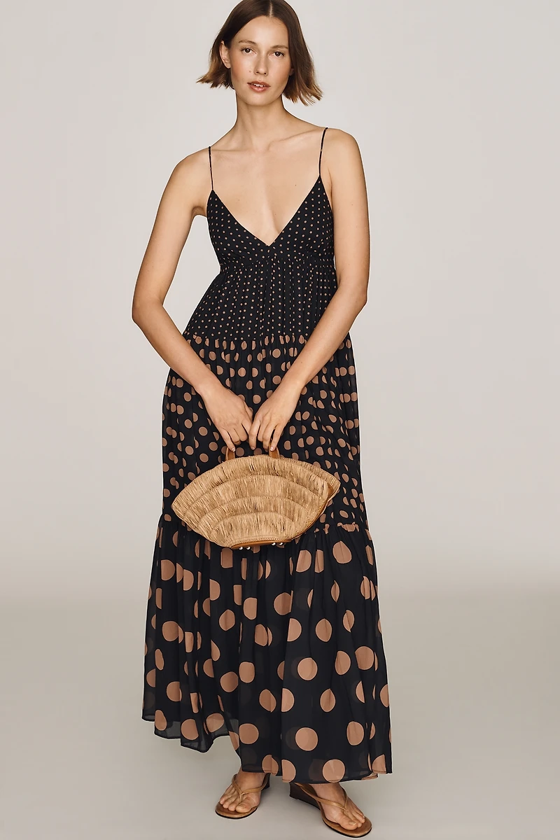 SIMONMILLER Romi Chiffon Midi Dress
