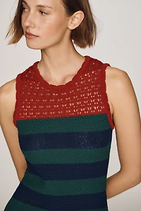 SIMONMILLER Yvonne Cotton Knit Mini Dress