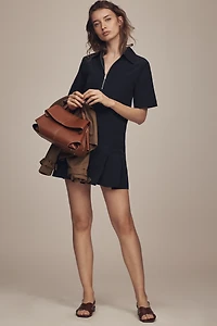 ALIGNE Yolanda Pleated Mini Dress