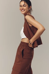 ALIGNE Carter Mid-Rise Tie-Detail Cargo Pants