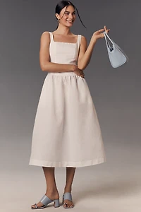 ALIGNE Rosia Linen Blend Tank Dress